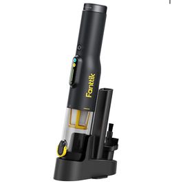 Fanttik Slim V10 Lite Handheld Vacuum, All-in-One Base, 0.98lb Lightweight Smart LED Display, Brushless Motor, Cordless Portable Mini Vacuum Cleaner f