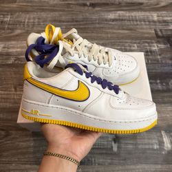 Nike Air Force 1 Low Retro QS Kobe Bryant Lakers Home Size 8