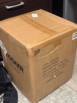 Brand New Kicker Solo XS 12” woofer