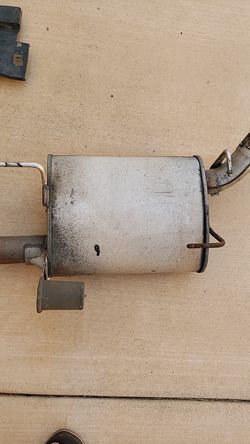 Stock muffler (OEM) from 2008 Mustang V6