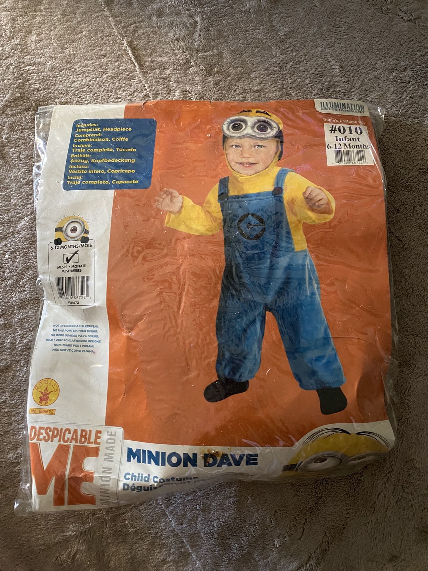 Toddler Minion Costume