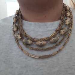 Gold Layered Vintage Choker