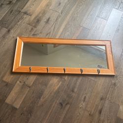 Mirror With hooks 