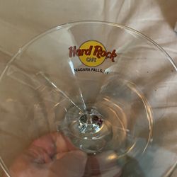 Hard Rock Cafe martini glass Niagara Falls