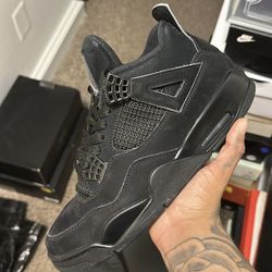 Jordan 4 Retro Black Cat (2020) (size 9.5)