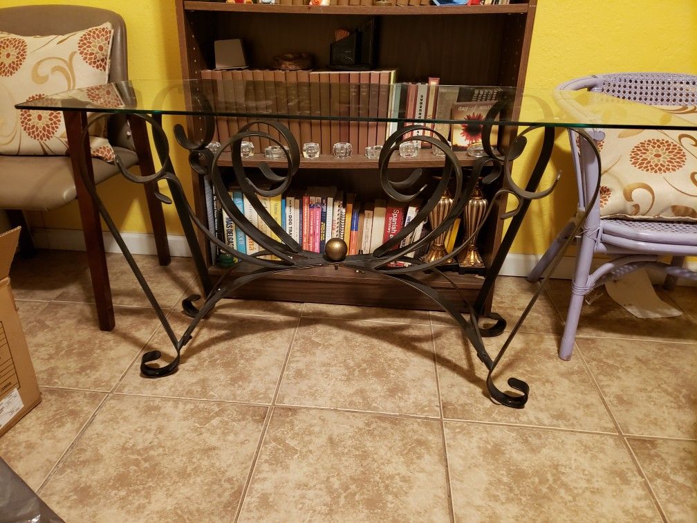 Consolé Table Clear Glass