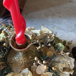 Decorative Brass Candle Holder