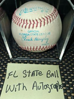 Vintage Florida State baseball autographed. All sales final.
