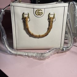 Gucci Diana Small Tote Bag (neutral)