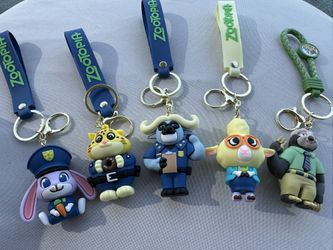 Zootopia key Chains