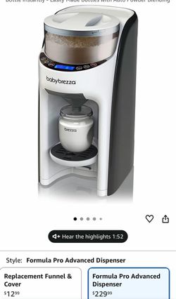 New Baby Brezza Formula Pro Advanced Dispenser
