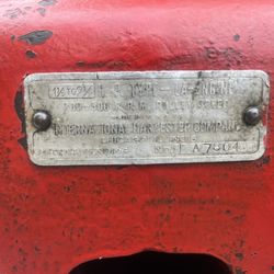 1935 McCormick Deerin'g IHC 1.5-2.5hp LA Engine