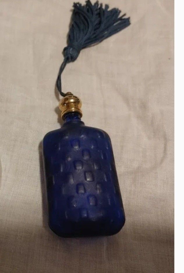 Vintage Frosted Perfume Bottles