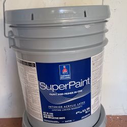 10 Gallons Of Sherwin Williams SuperPaint - Light yellow Gold 