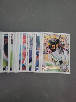 Football Topps trading cards