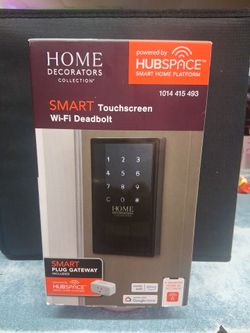 Smart touch screen Wi-Fi deadbolt