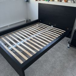 IKEA Black Malm Bed Frame (Full Size)