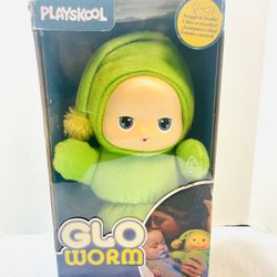 2017 Hasbro Playskool Glo Worm Snuggle & Soothe Plush