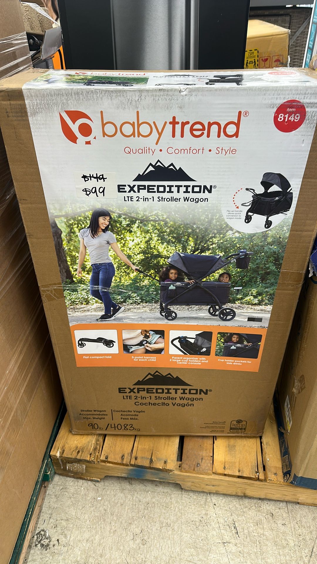 Baby trend two and one stroller wagon