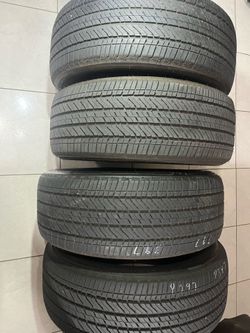 275/50/22. Four used tires. Bridgestone please read description.