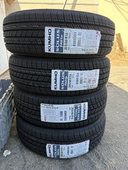 205/60/16 Kumho Tires New Set Of 4