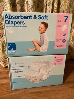 Size 7 Diapers 76 Count 
