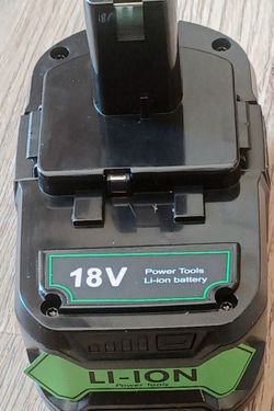 Ryobi capatabil P108 18 volt 8 ah li-ion battery with  bar charge indicator