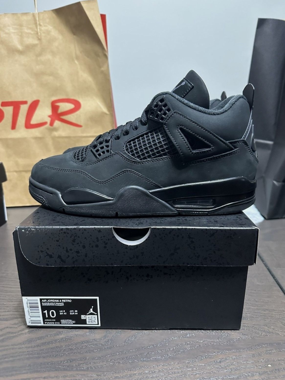 Jordan 4 Black Cats Jordan 4 Black Cats (Men’s 6 7 7.5 8 8.5 9 9.5 10 10.5 11 12)