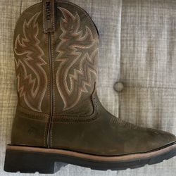 Steel Toe Rancher Slip On Men’s Work Boot