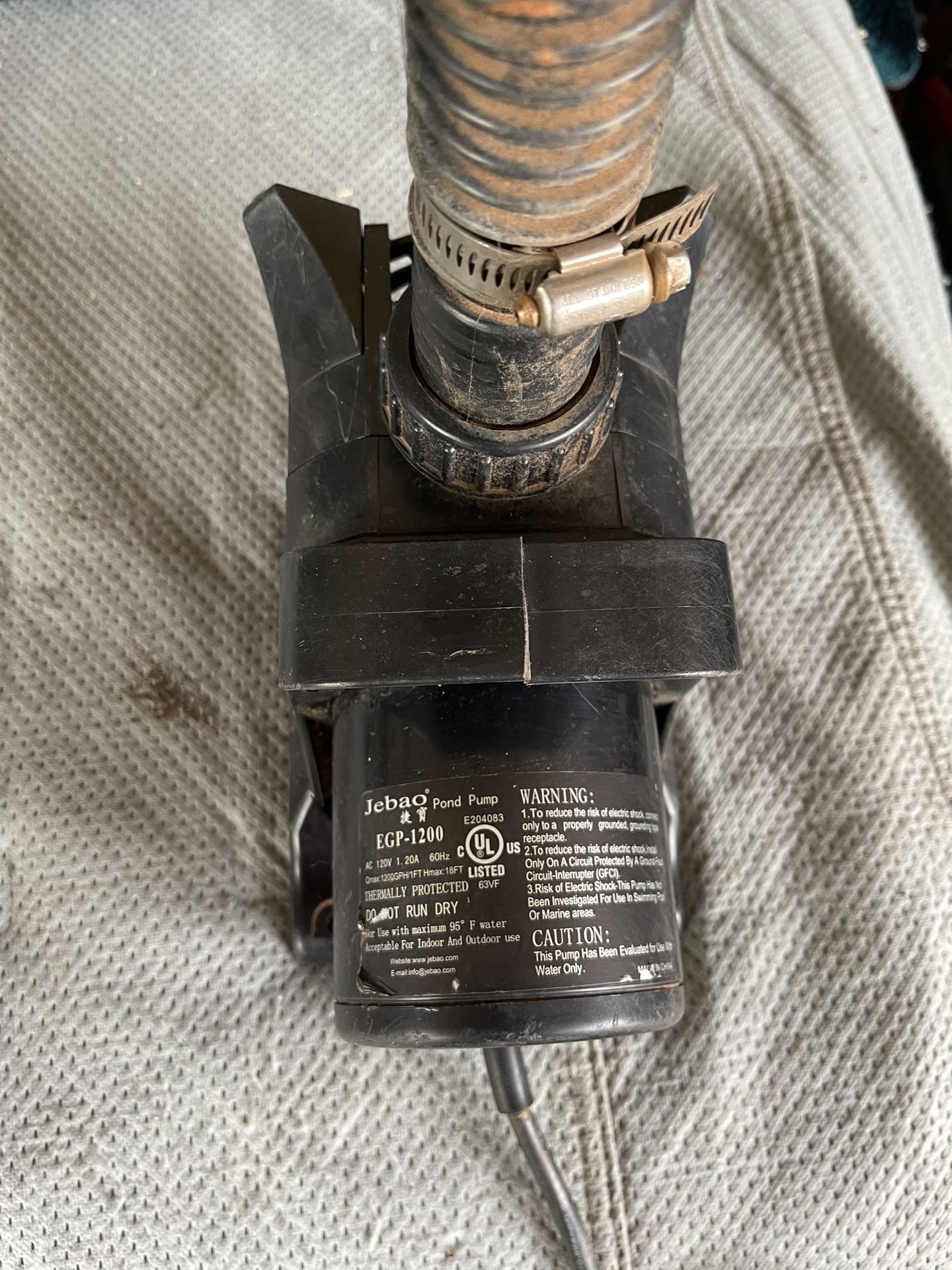 Koi Pond Pump