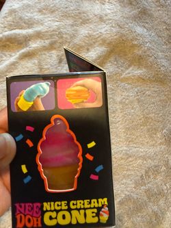 Nee Doh Nice Cream Cone Stress Toy