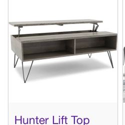 Hunter Lift Top Coffee Table New In Box 