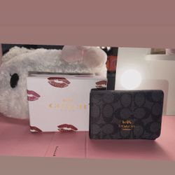 Black Coach Wallet 