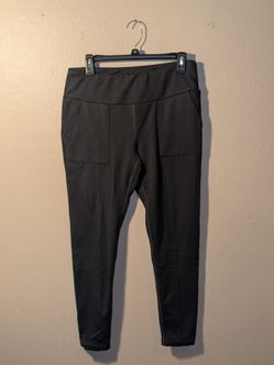 Mondetta Womens Black High Waisted Jacquard Size L