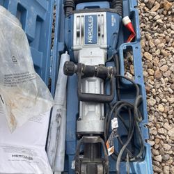 HERCULES 15 Amp, 42 lb., 1-1/8 in. Hex Lower Wall Breaker Hammer with Maximum Vibration Control With 2 Bits