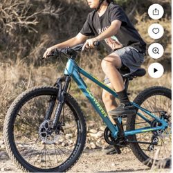 Schwinn Axum Sport Youth Unisex 24 Inch Mountain Bike