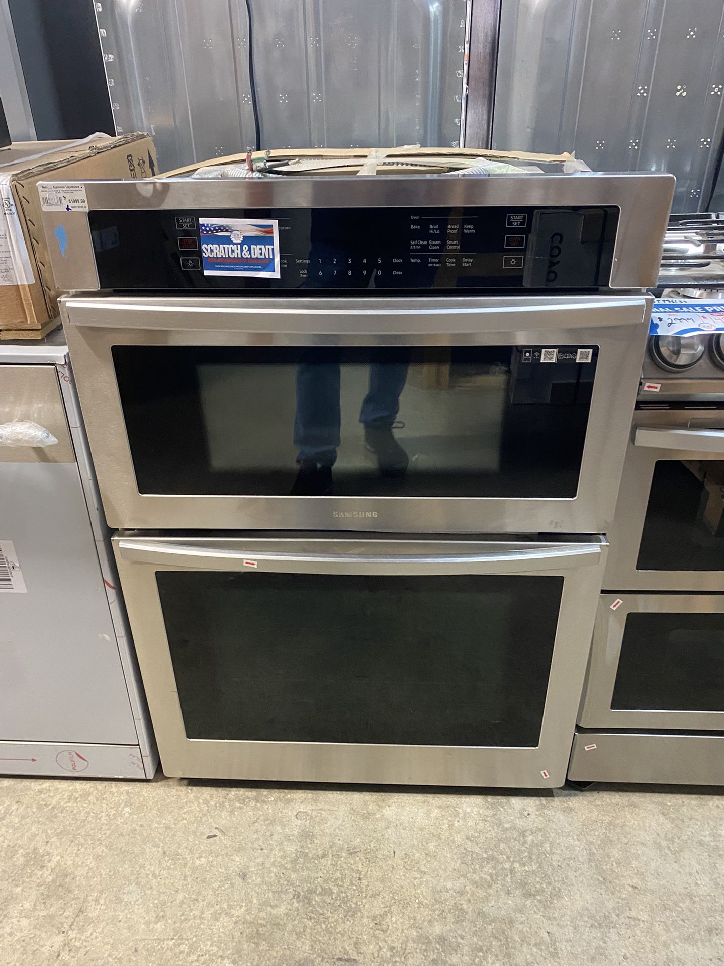 Samsung  NQ70T5511DS 30 Inch Microwave Combination Smart Wall Oven 