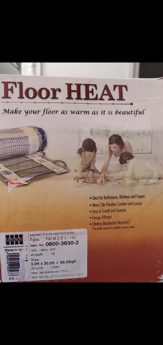 Floor Radiant Heating Mat