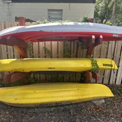3 Kayaks (2 River, 1 Ocean) - $100/each
