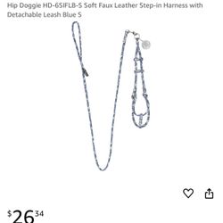Hip Doggie Harness and Leash Sz XS