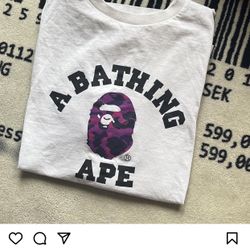 Size xl Bape Tee