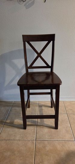 High top wood chairs