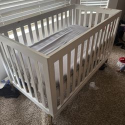 CRIB, Mattress, and Topper 