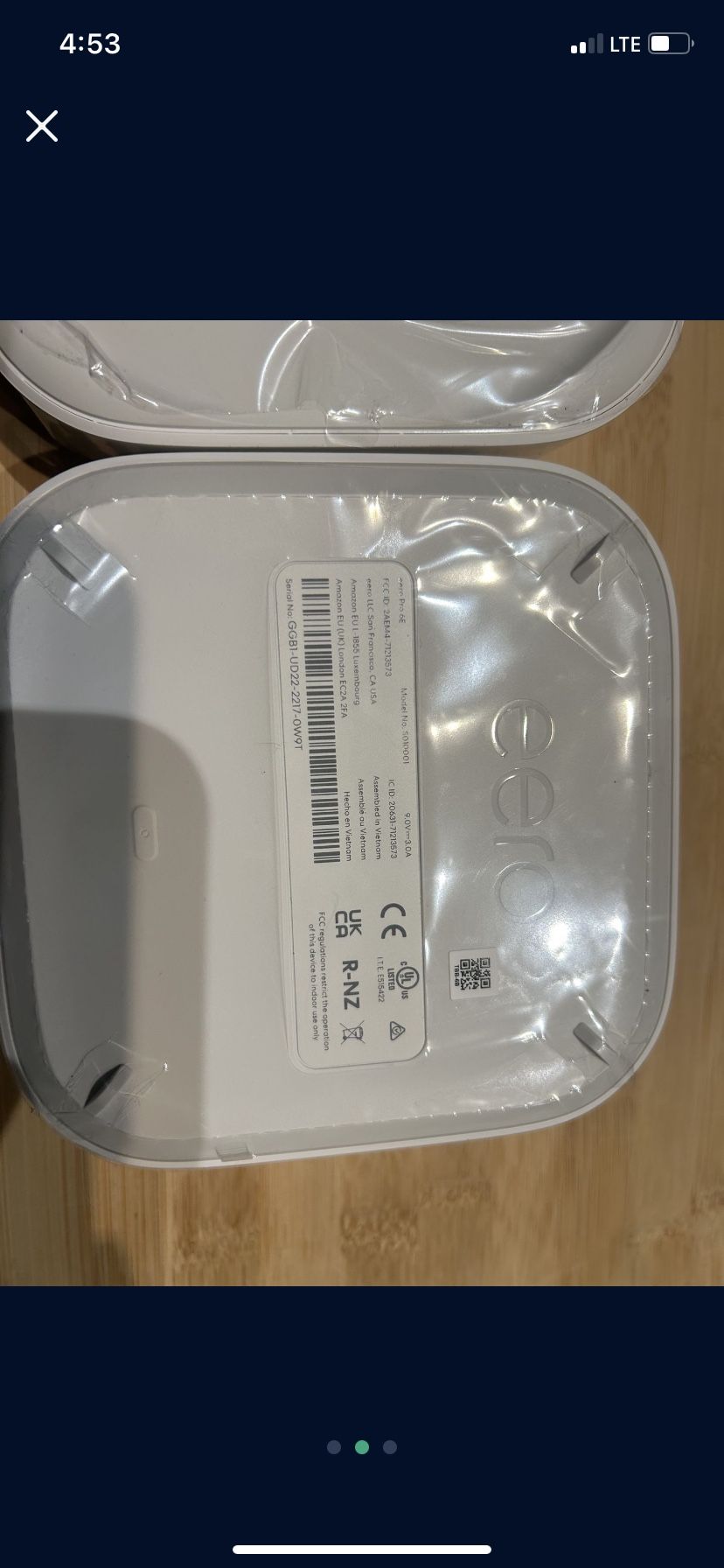 3 Pack- Eero Pro 6E’s