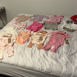 All brand new baby girl clothes!