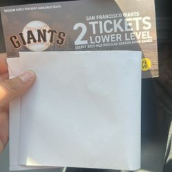 SF Giants Tickets  2025