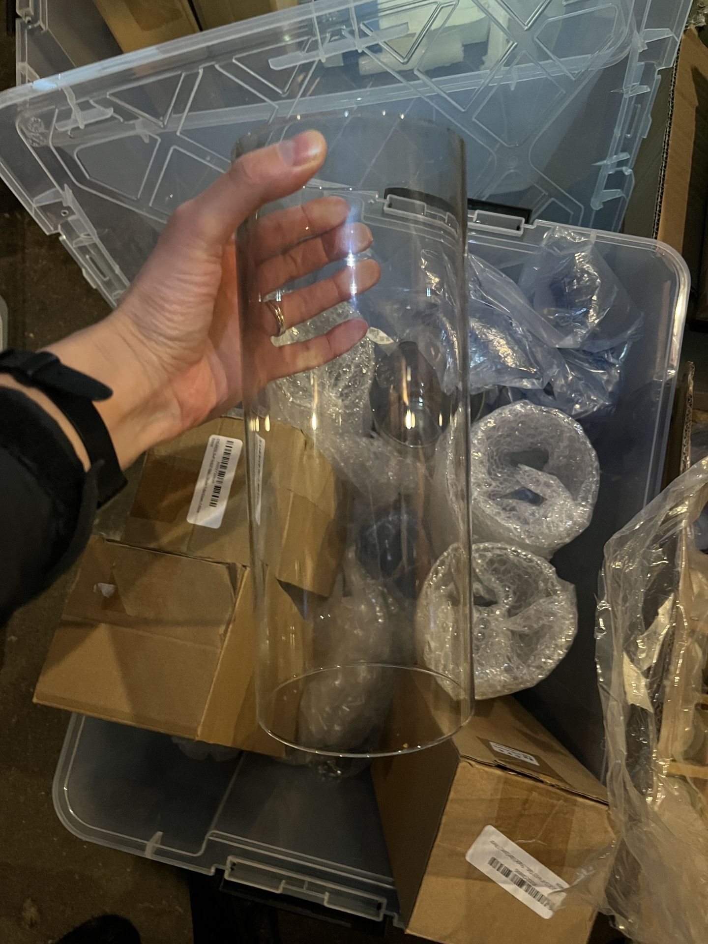 Glass Hurricane For Candle