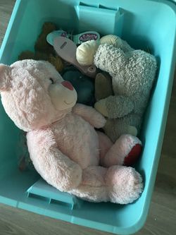 Small Bin of Girl Toys