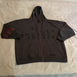 Atsuko Hoodie Men 3X Gray Demon Slayer Sweatshirt Sweater Kimetsuno Yaiba Gym