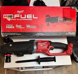 Milwaukee M18 FUEL 18V Lithium-Ion Brushless Cordless GEN 2 SUPER HAWG 7/16 in Right Angle Drill